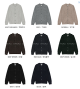  Logane cashmere hachi round neck cardigan