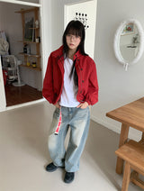 SAND WASHED WIDE JEANS (2C)
