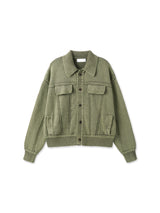 エンミックトラッカーワッシュドカーディガン 2C