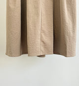 Desman Pintuck Banding Flare Skirt (Belt set)