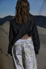 ジップアップボレロ