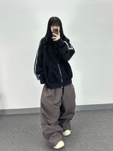 ボアフリーストラックジップアップ
