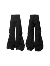 RELABEL Three-Dimensional Composition (Sense Of Volume) Pants With Adjustable Four Zipper Three-Dimensional Pockets Nylon Casual Pants