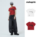 GOTHIC APPLIQUE CROP TEE_WHITE
