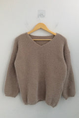 Angora Touch V Neck Knitwear