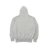 damage hoodie (gray)