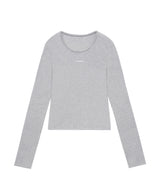 ミニロゴTシャツ グレー