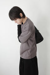 pocket hobo leather bag