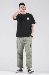 UNITY シンプルスモールUショートスリーブド black