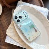 BUY 1 GET 1 FREE | パームツリー ドロップコーテッド iPhoneケース