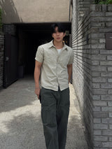 Down pigment dining cargo pants