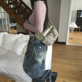 Cooyu Vintage Lace Ribbon Crossbag