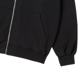 25SS BOX BASIC LOGO HOODIE ZIP UP BLACK