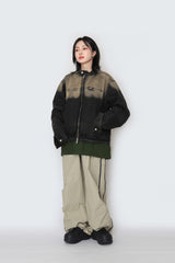 Gradation denim jacket