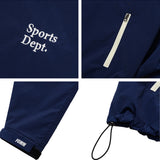 Sports Dept Small Logo Windbreaker - Navy