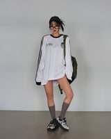 [UNISEX] トラックオーバーサイズフィットカラーTシャツ