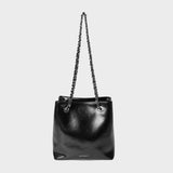 GISELLE Chain Leather Shoulder Bag
