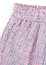 CHECK BOXER SHORTS_Pink