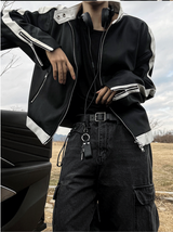 way leather biker jacket