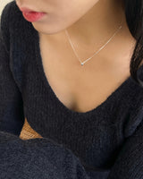 Sleek necklace (silver)