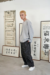 ヴィンテージ P. ダイイングカットアウトボックスTシャツ (Gray)
