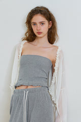 Waffle comfort top_gray