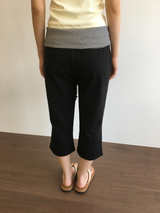 Over-banded Capri Pants (3color)