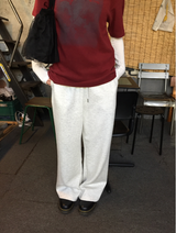 レンダー起毛スウェットワイドパンツ(3c)
