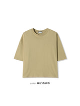 オーバークロップベーシック半袖Tシャツ 3C
