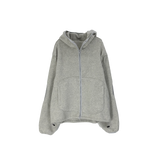 reverse elbow fleece zip-up