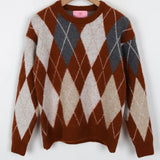 Rouge Argyle - knt