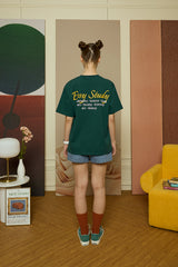 Easy Study グリーンショートスリーブTシャツ [Unisex]