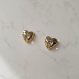 ジェニーハートピアス - Gold Color