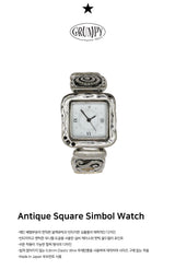 Antique Square Simbol Watch