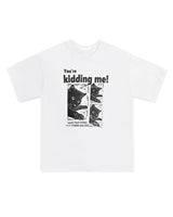 KIDDING CAT PRINTING SHORT-SLEEVE T-SHIRT