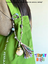 Shell long chain necklace