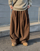 Plush heavy corduroy brushed pants