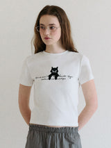 ローラキャットフレンズTシャツ ホワイト