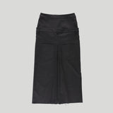 DOUBLE WAIST MAXI SKIRT