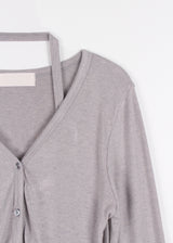 FRENCH LAYERED CARDIGAN