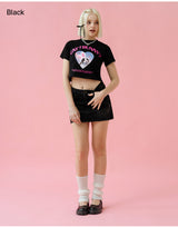 キャット&バニークロップTシャツ [4COLOR]