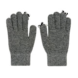 Star Wool Gloves [Grey Leopard]