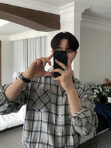  Glife S Daily Overfit Check Long Sleeve Shirt