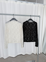 fleur lace top (2color)