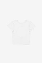 Seton cut-out crop tee