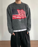 Flag Brushed Wool Knit