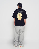 26SS ベーシックロゴ ウィズ ラインフレンズ ジョガーパンツ