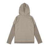 STRIPE LAYERED HOODIE (BEIGE) F25ZB024