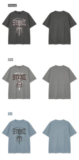 strike zone pigment-dyed short-sleeve t-shirt (3color)