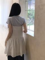 デイジーポップフラワープリントステッチTシャツ